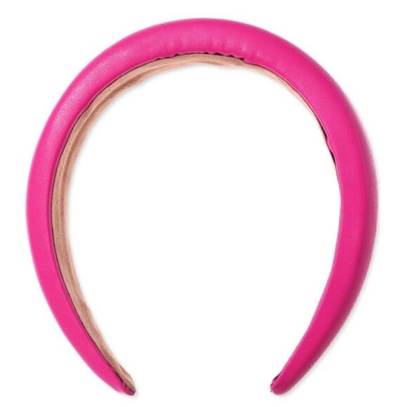 NWOT Inc International Concepts Padded Fabric Headband hot pink - Picture 1 of 2